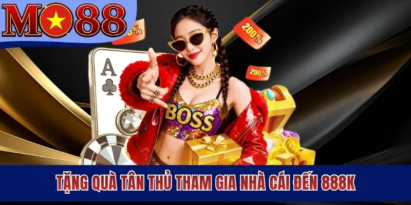 Tặng quà tân thủ tham gia nhà cái đến 888K